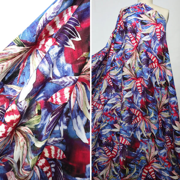 *Cloth Edit Exclusive ~ 100% Ramie 'Azure Tropics'